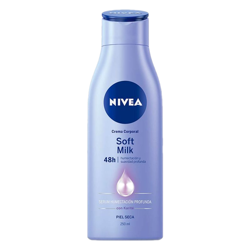 Body Loción Nivea Soft Milk Piel Seca 250 Ml