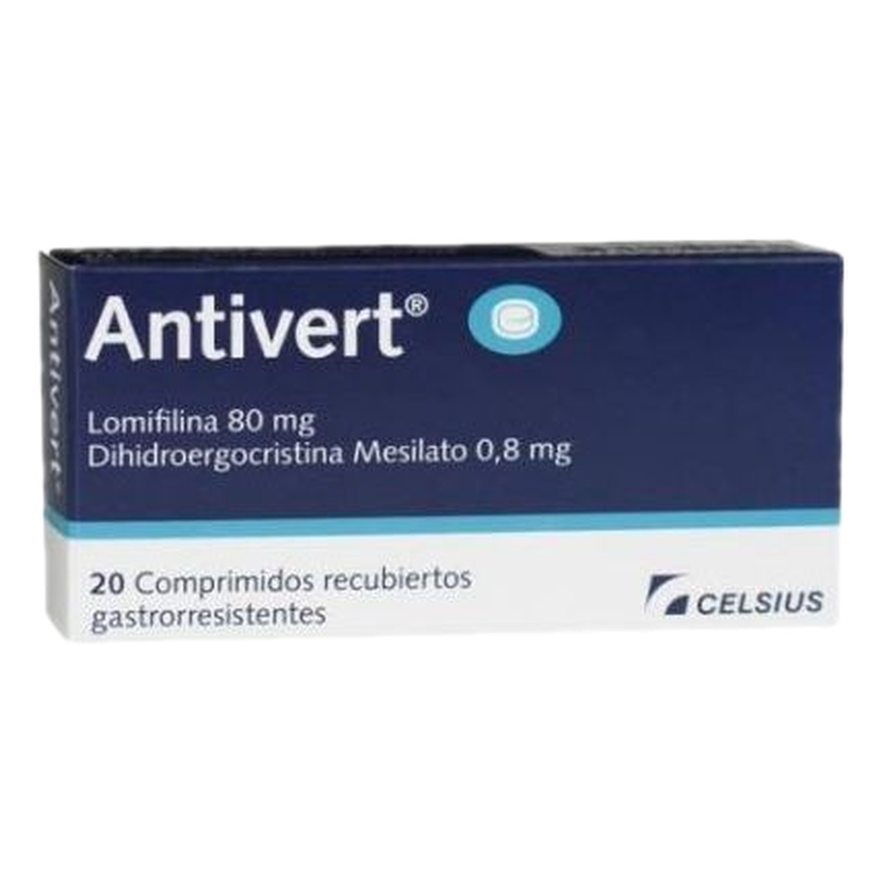 Antivert X 20 Comprimidos