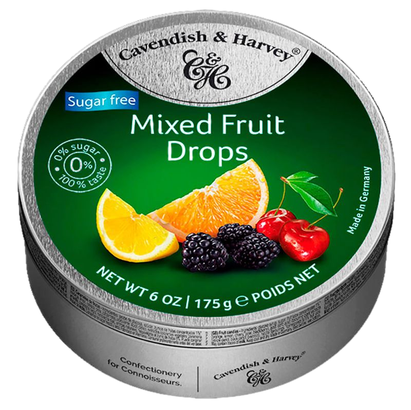 Caramelos Cavendish Mix Fruit Light 175 G