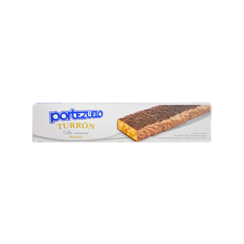 Turrón Bañado En Chocolate Portezuelo 70 G