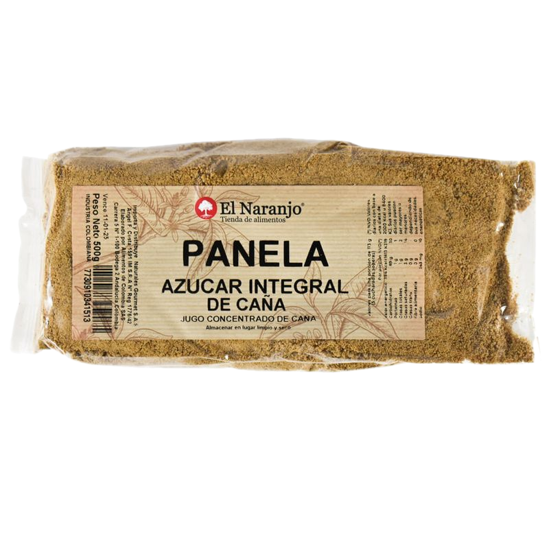 Panela Azúcar Integral De Caña El Naranjo 500 G