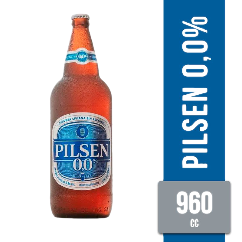 Cerveza Sin Alcohol Pilsen 960 Ml