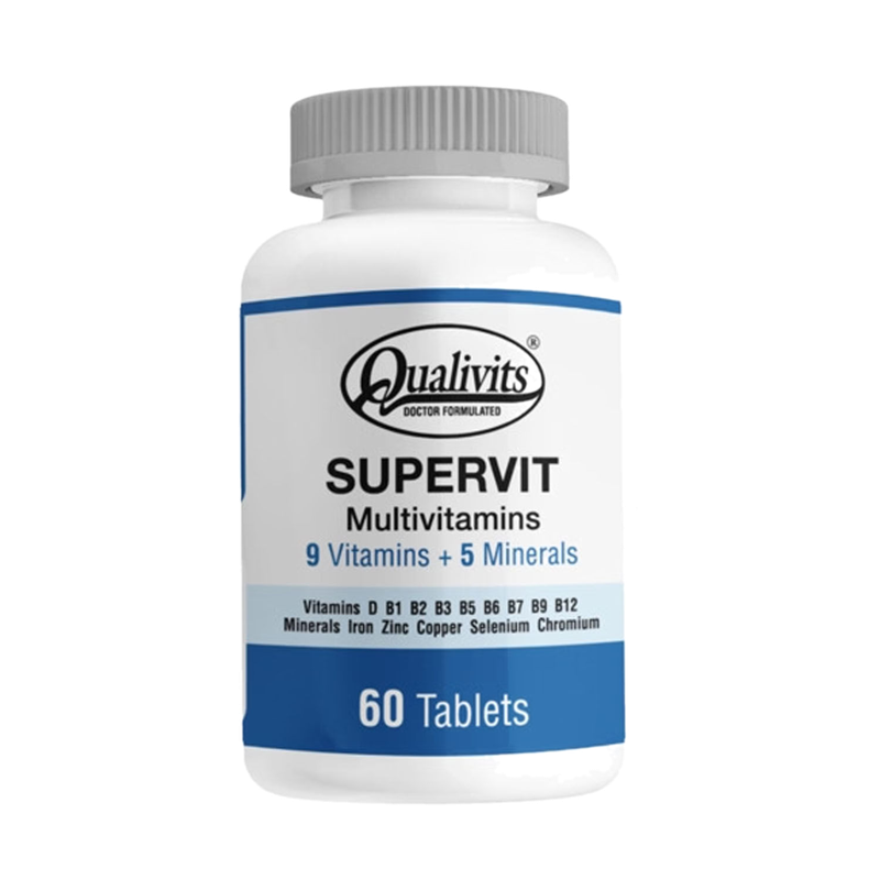 Suplementos Qualivits Super Vit Multivitaminico Pead 60 Unidades