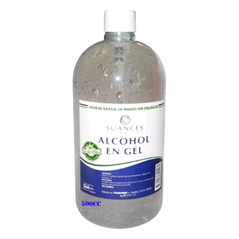Alcohol En Gel Con Aloe Suances 500 Ml