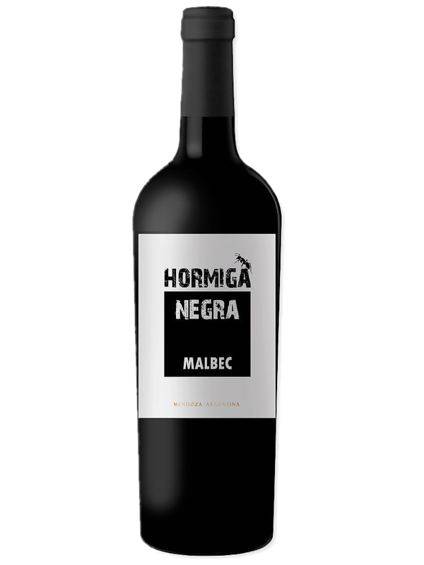 Vino Hormiga Negra Malbec Botella Vidrio 750 Ml