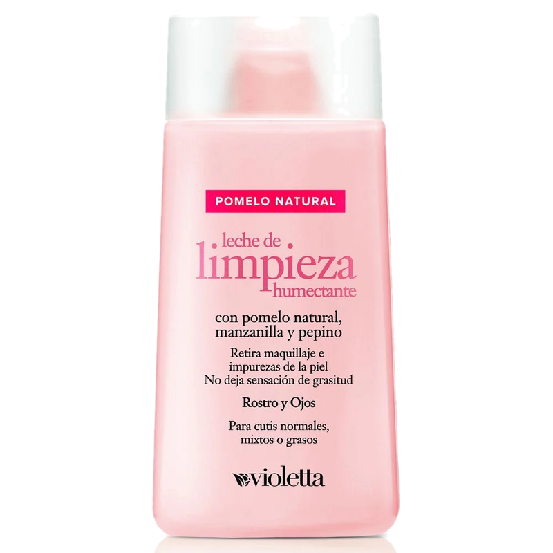 Leche De Limpieza Violetta Humectante Pomelo Natural 145 Ml