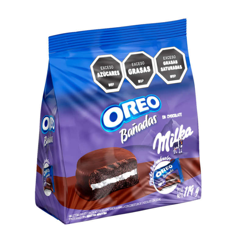 Galletitas Oreo Bañadas Chocolate 119 G