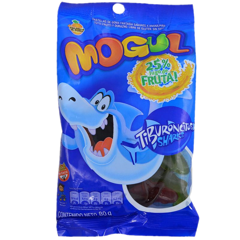 Gomitas Mogul Arcor Tiburoncitos 80