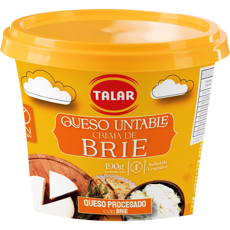 Queso Untable Talar Crema De Brie 190 G