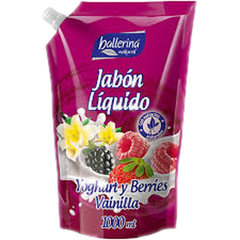 Jabon De Tocador Ballerina Yogur Y Vainilla Doypack1 Lt