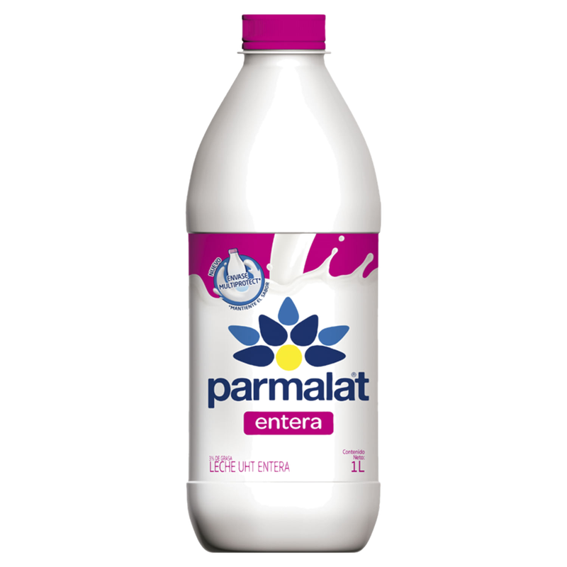 Leche Uht Entera Parmalat Botella 1 L