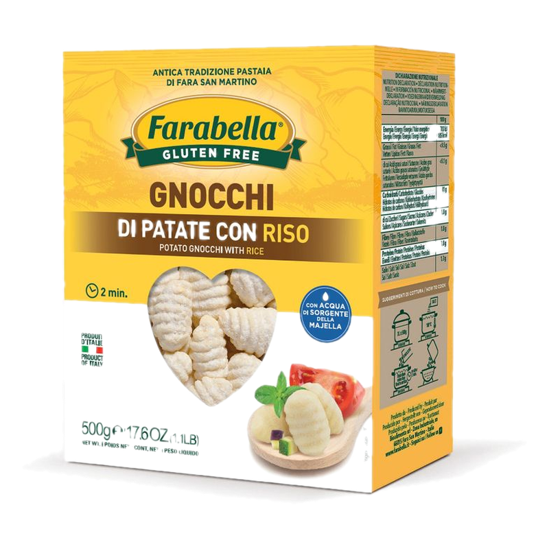 Fideos Gnocchi Farabella Sin Gluten Papa Con Arroz 500 G