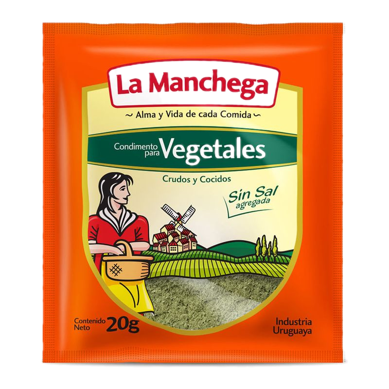 Condimento Sin Sal Para Vegetales La Manchega