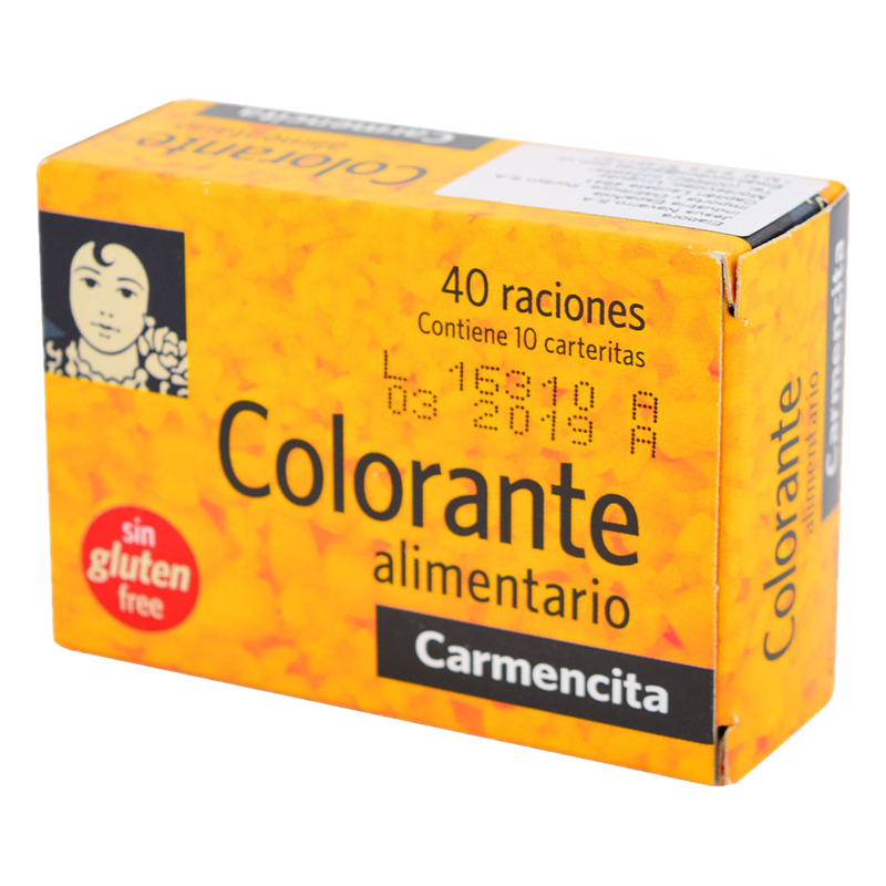 Colorante Alimentario Carmencita 10 Sobres