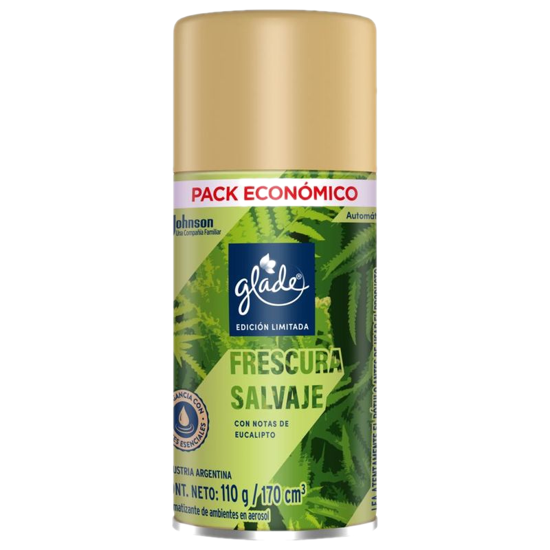 Desodorante Ambiente Glade Automático Frescura Salvaje Repuesto