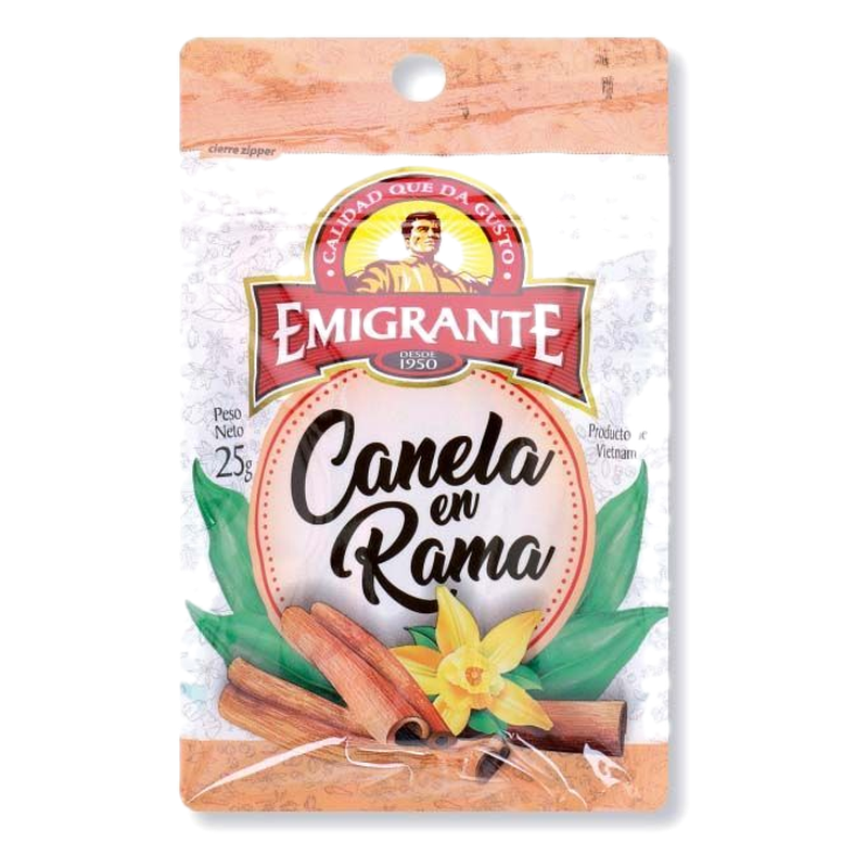 Canela En Rama Emigrante 25 G