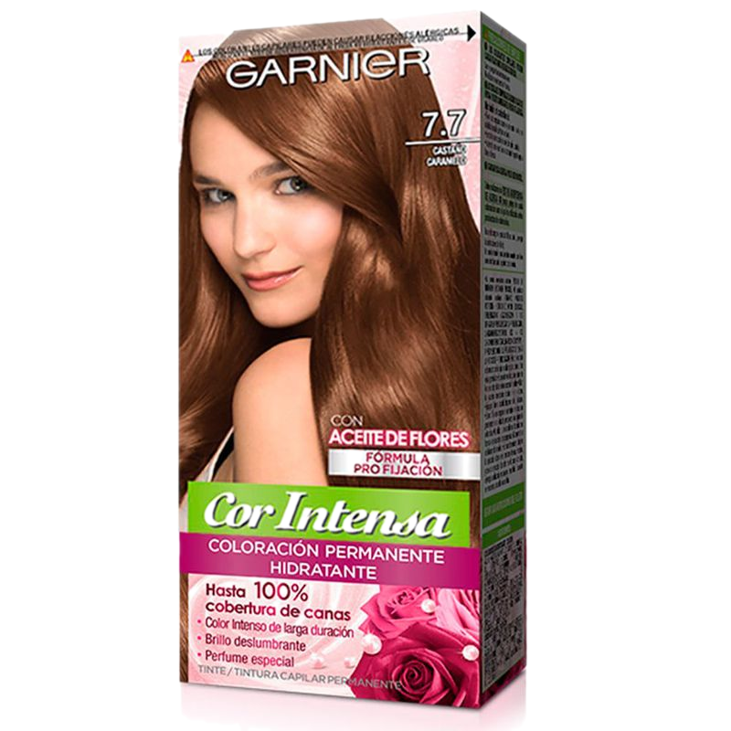 Coloración Nutrisse Cor Intense 7.7 Castaño Caramelo
