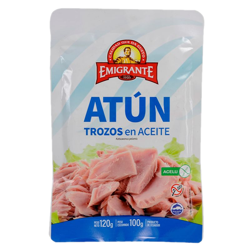 Atún Emigrante Trozos En Aceite 120 G