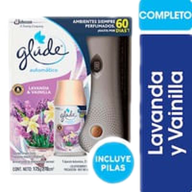 Aromatizante Glade Automatico 3en1 Lavanda-vainilla Aparato