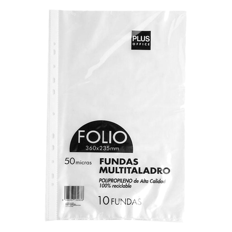 Funda Protectora Oficio 10 Unidades (folios)