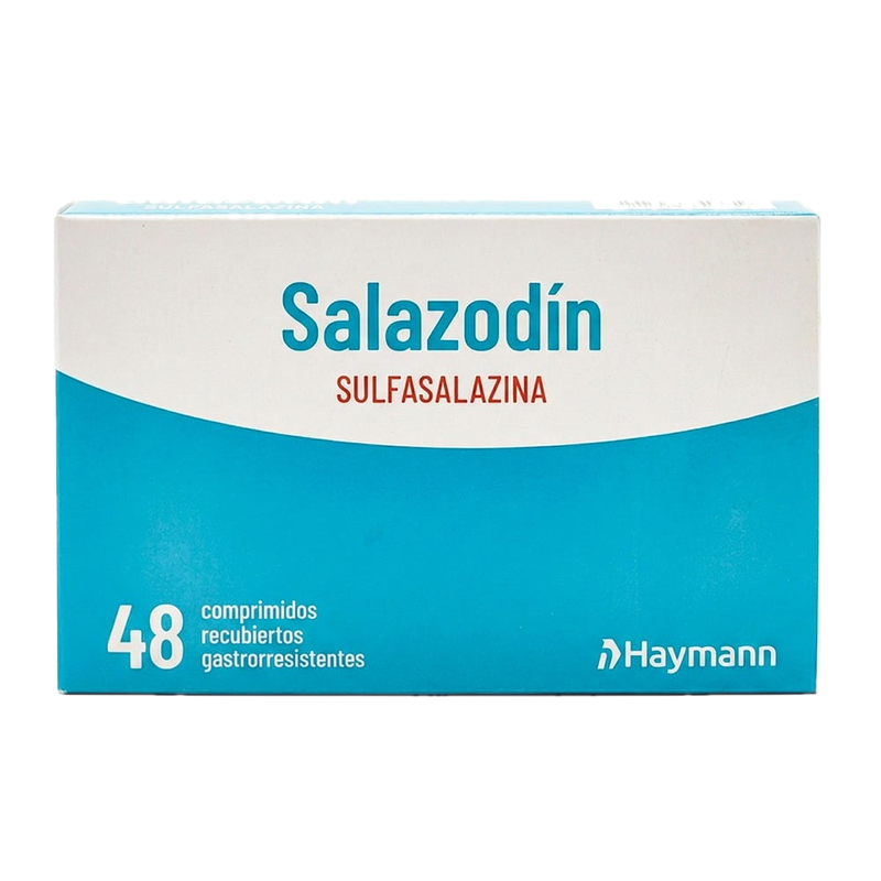 Salazodín 500 Mg 48 Comprimidos Recubiertos Gastrorresistentes