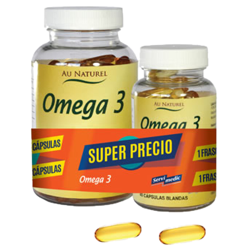Omega 3 Servimedic 100+40 Caps.