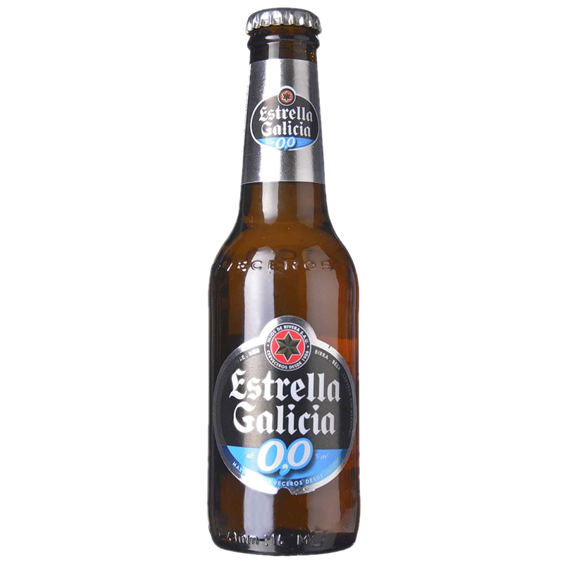 Cerveza Estrella Galicia 0,0% Sin Alcohol 250 Ml