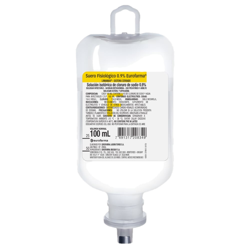 Suero Fisiológico 0.9% 100 Ml