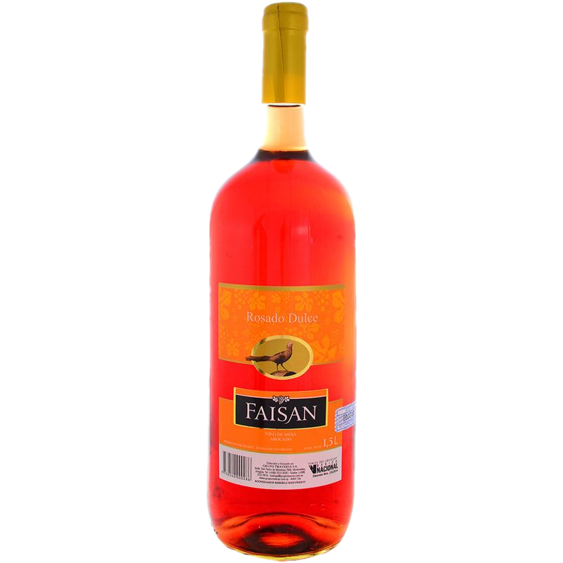 Vino Rosado Moscatel Dulce Faisan 1,5 L