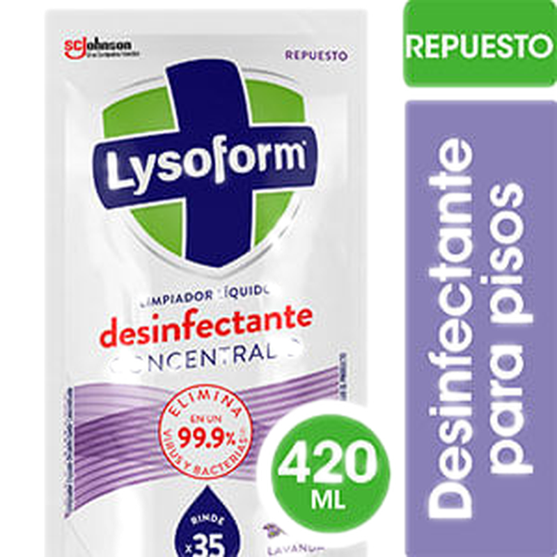 Limpiador Lysoform Lavanda Doy Pack 420 Ml