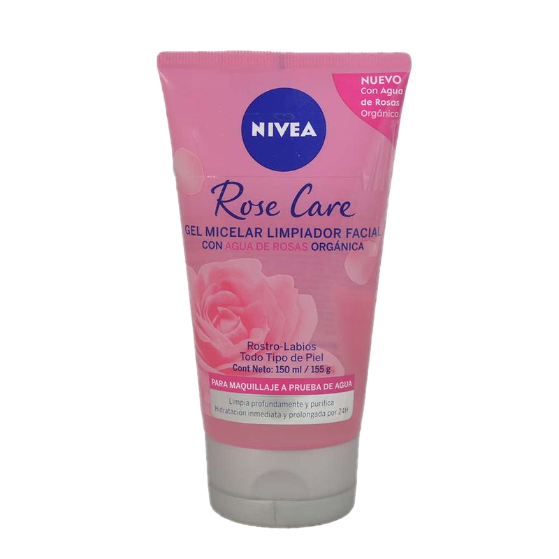 Nivea Rose Care Gel Limpiador Facial 150 Ml