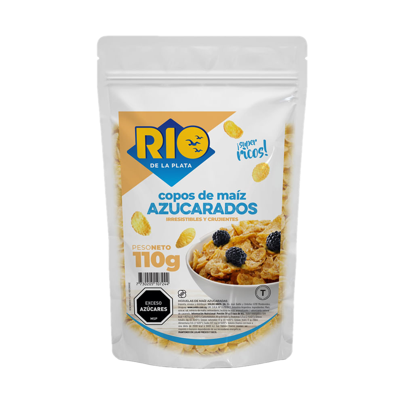 Cereal De Maiz Azucarados Rio De La Plata 110 G