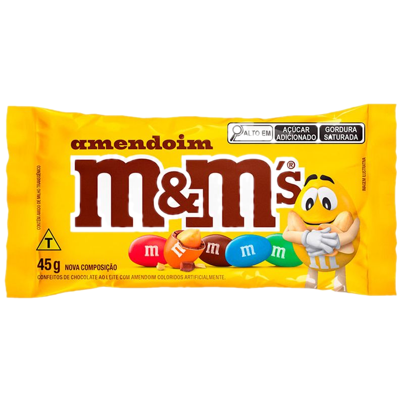 Confites Chocolate M&m Peanut 49 G