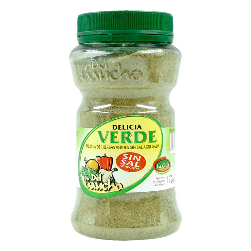 Condimento Verde Sin Sal Del Gaucho 170 G