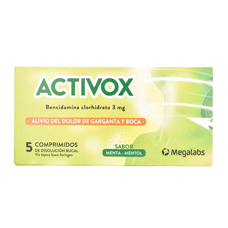Activox 3 Mg 5 Comprimidos De Disolución Bucal