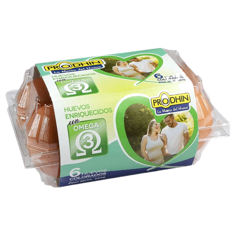 Huevo Color Prodhn Omega 3 6 Unidades