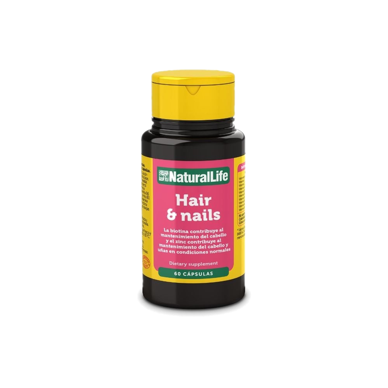 Suplemento Natural Life Hair & Nails 60 Cápsulas