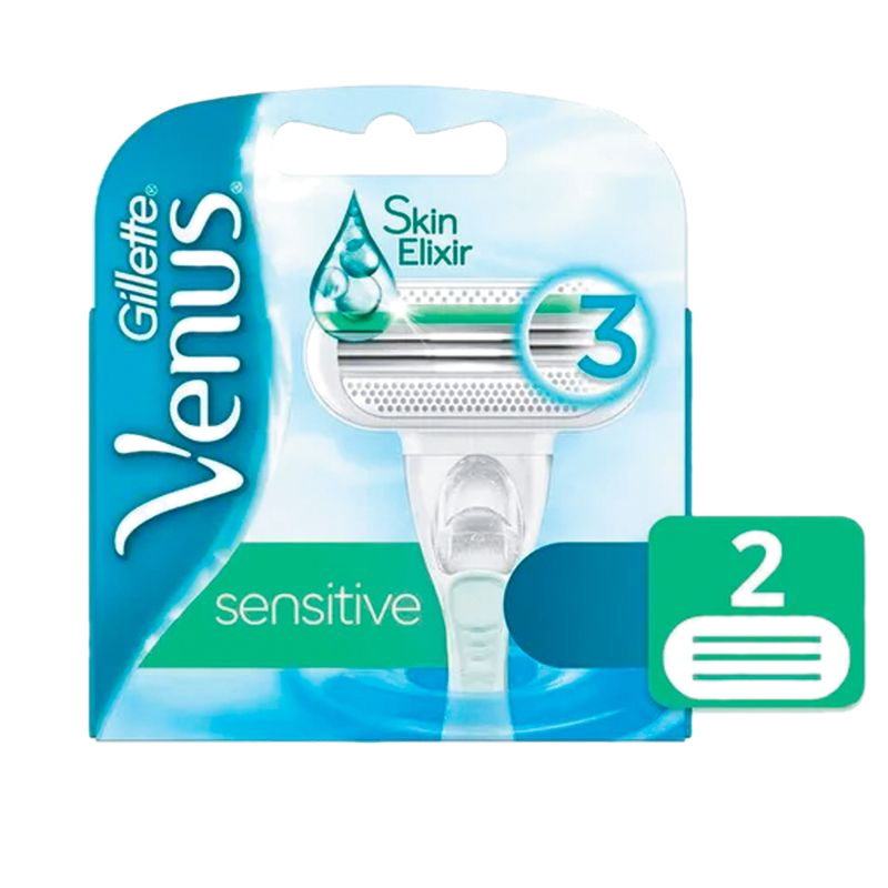 Máquina De Afeitar Gillette Venus Sensitive Divine 2 Unidades