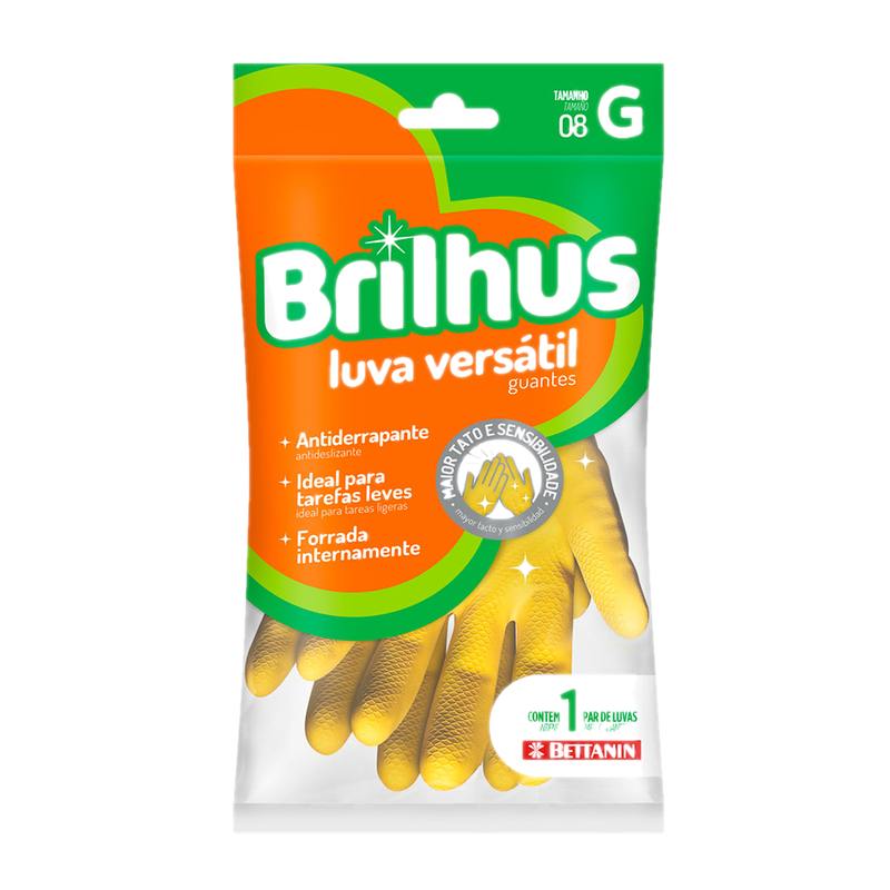 Guantes De Limpieza Brilhus Versátil Talle Grande