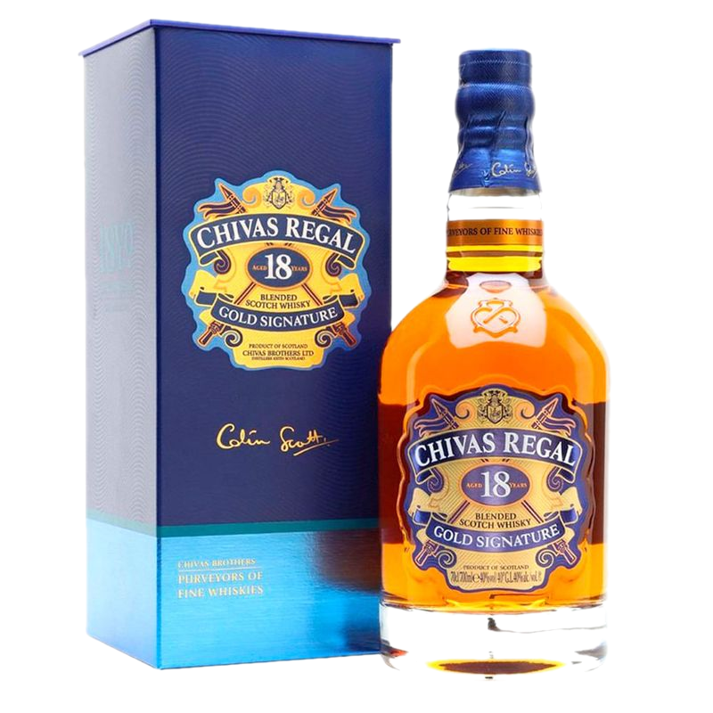 Whisky Escocés Chivas Regal 18 Años 750 Ml
