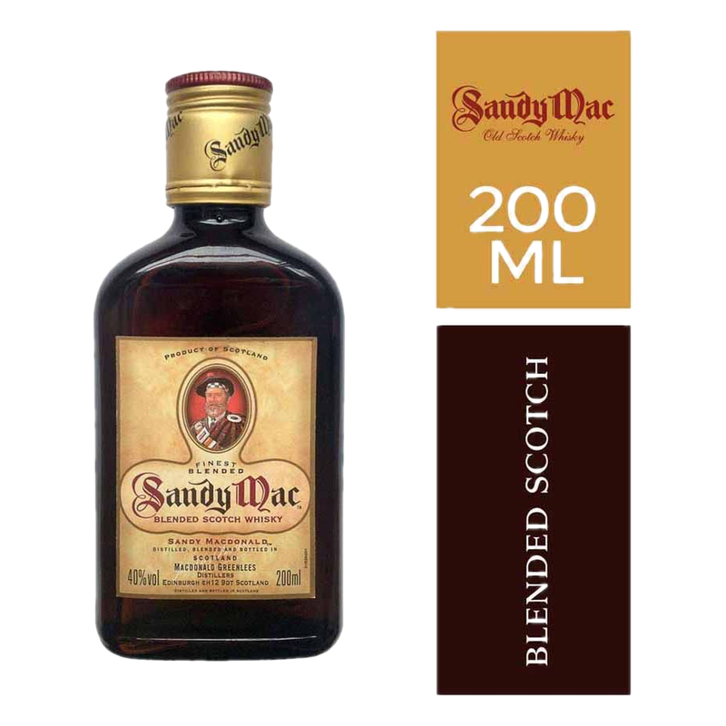 Whisky Sandy Mac Petaca 200 Ml