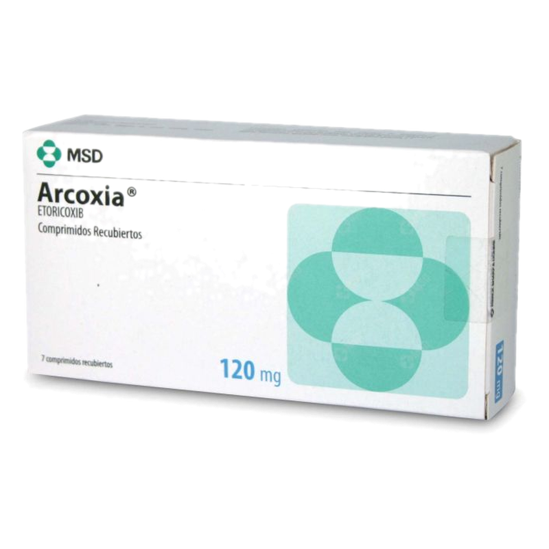 Arcoxia 120 Mg X 7 Comprimidos