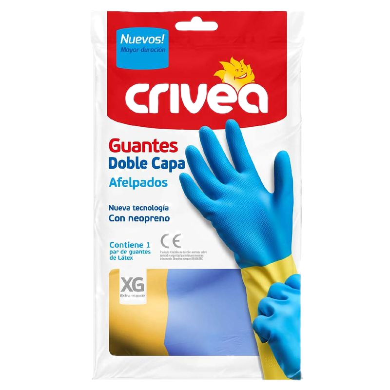 Guante Doble Capa Afelpado Crivea Talle Xg