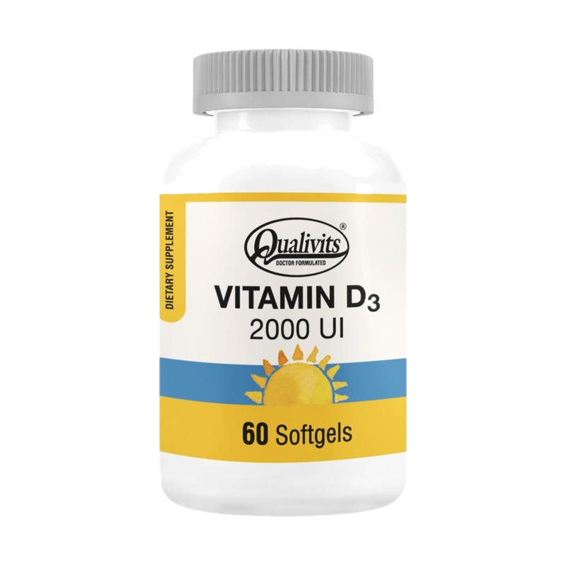 Vitamina D3 Qualivits 2000 Ui 60 Cápsulas Blandas