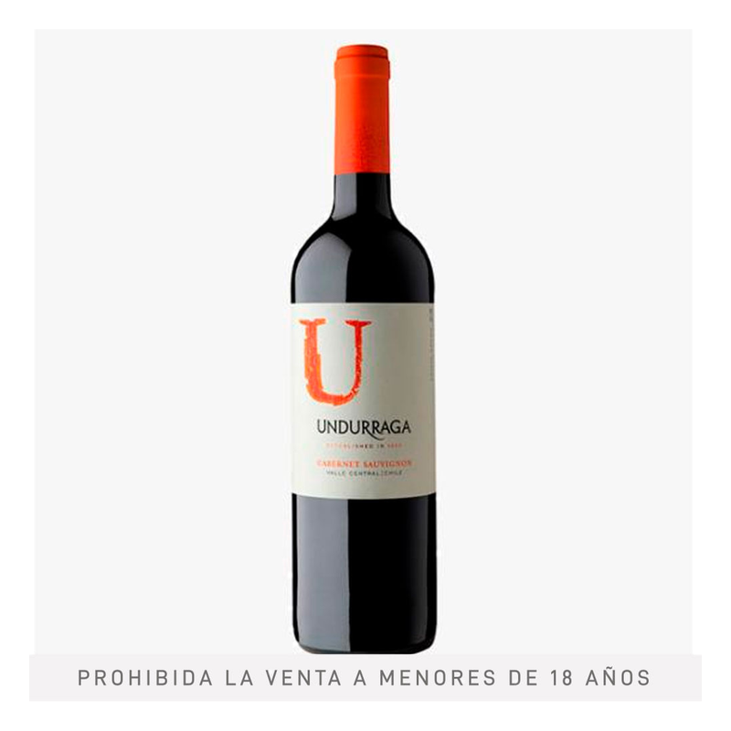 Vino Undurraga Tinto Cabernet Sauvignon 750 Ml