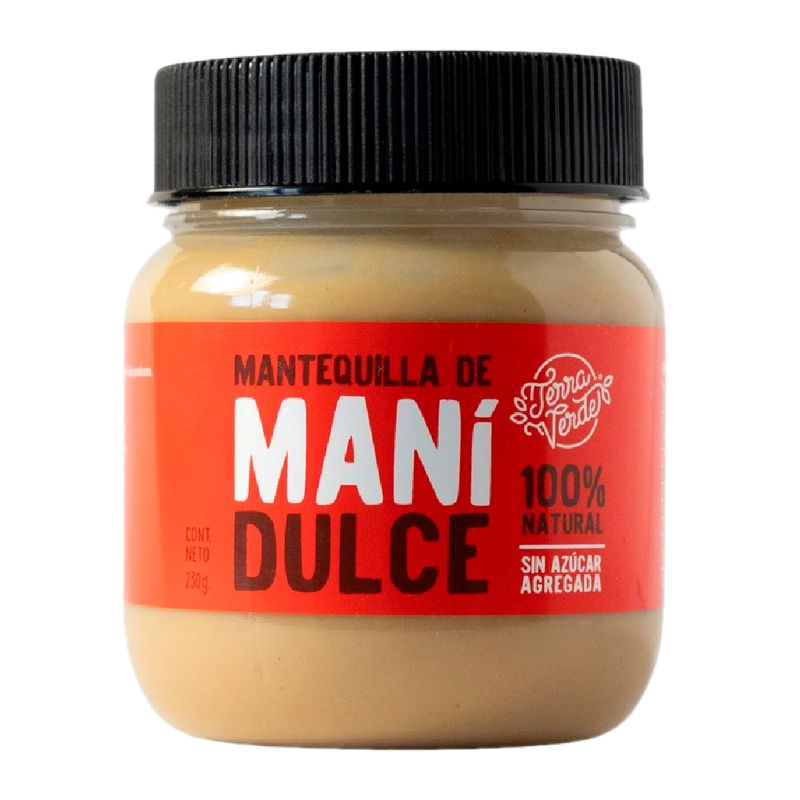 Mantequilla De Maní Dulce Terra Verde 230 G