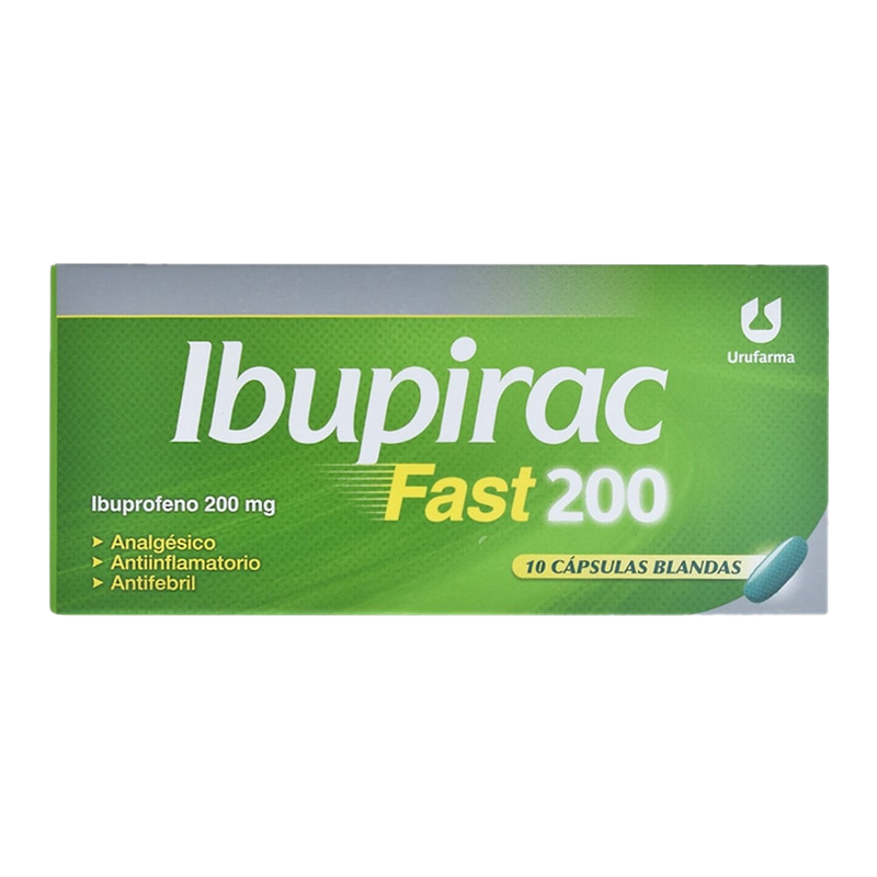 Ibupirac Fast 200 Mg 10 Cápsulas Blandas