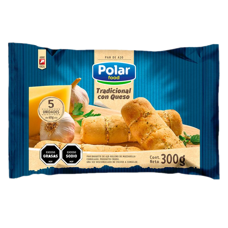 Pan De Ajo Tradicional Polar Food 300 G
