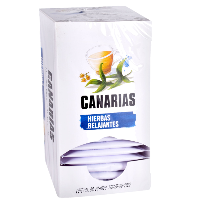 Té Canarias Hierbas Relajantes 20 Unidades