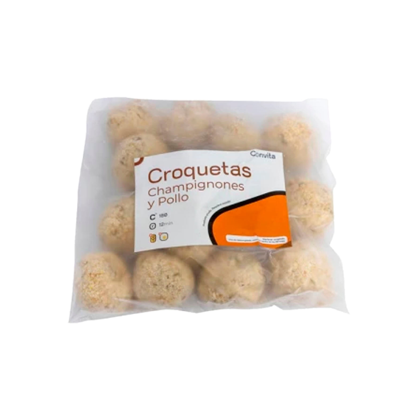 Croquetas Convita Pollo Y Champignomes 360 G Sin Gluten